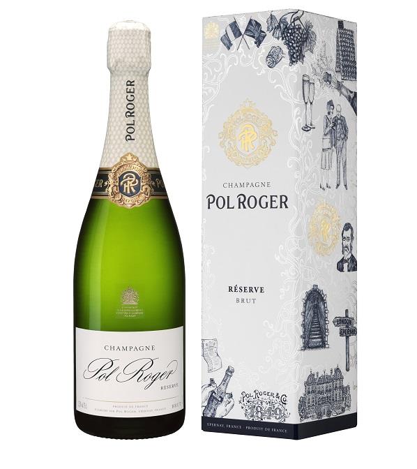 Pol Roger Réserve Brut Champagne N.V. in Präsentbox