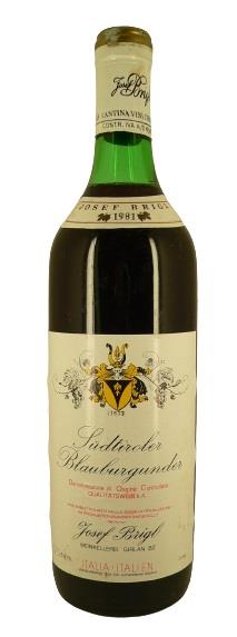 1981 Blauburgunder Alto Adige Josef Brigl