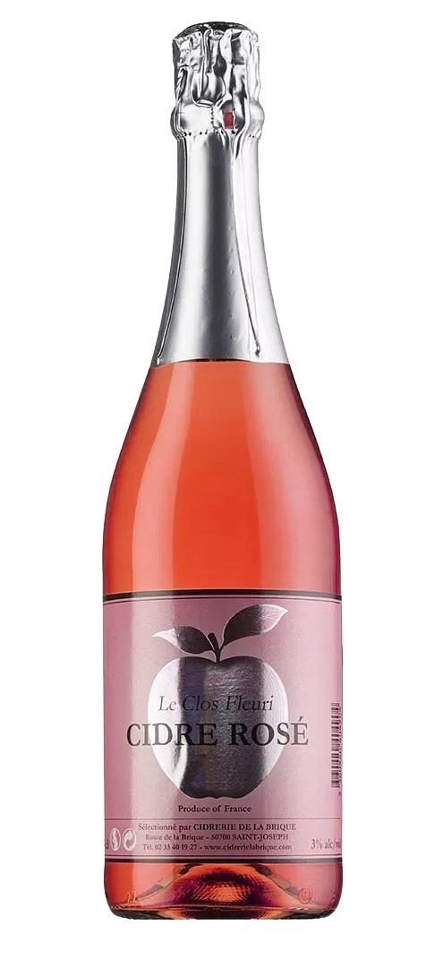 Cidrerie de la Brique Cidre Rose "Le Clos Fleurie" demi-sec