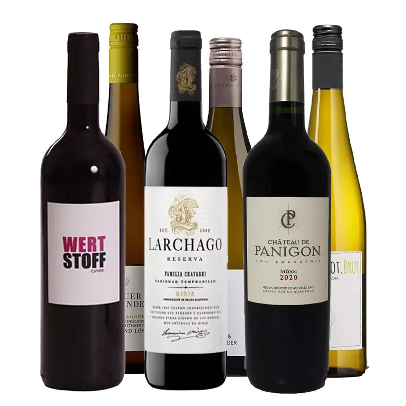 Probierpaket Weiss & Rotweine zu Steinpilz, Pfifferling & Co.