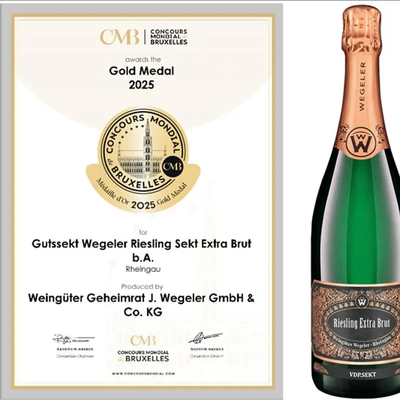 Riesling Gutssekt brut Weingut Wegeler