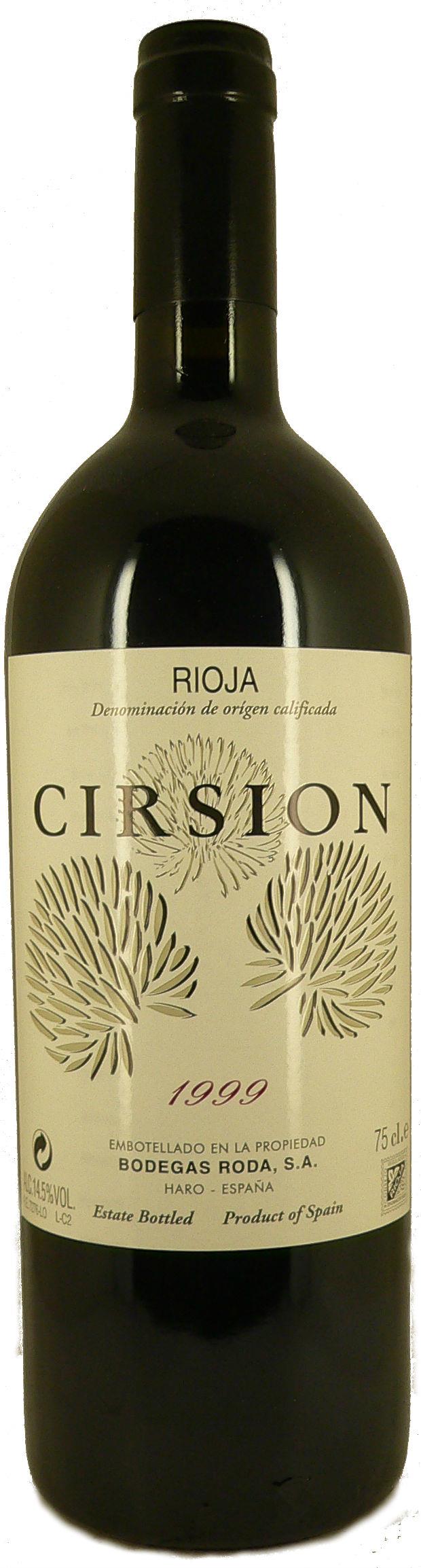 Bodegas Roda 1999 Rioja Cirsion