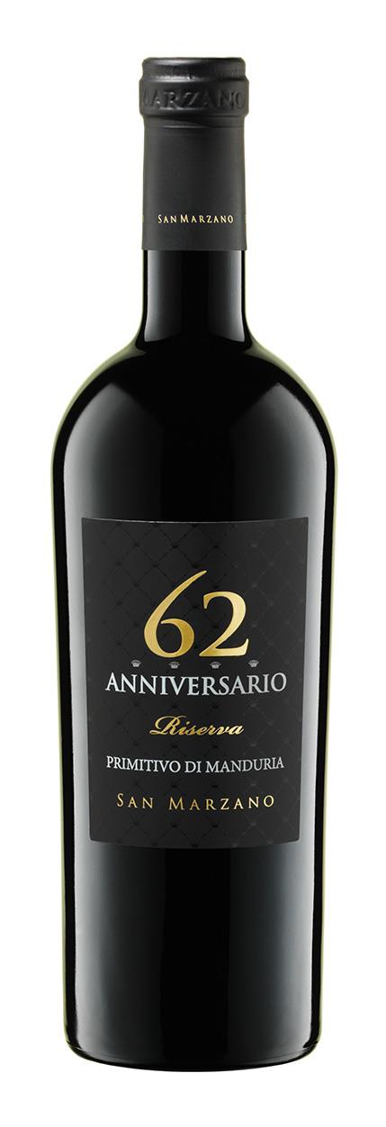 San Marzano 2018 62 Anniversario Primitivo di Manduria Riserva