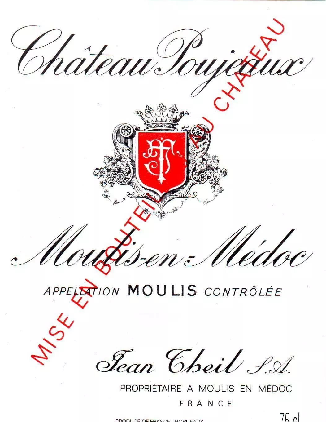 1997 Château Poujeaux - Privatkeller