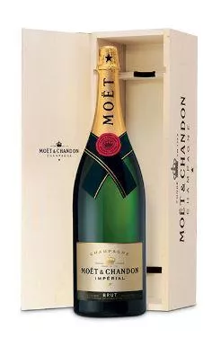 Champagner Moet & Chandon Brut Impérial Jeroboam (3L) in Holzkiste - Privatkeller